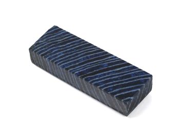 Bloc de molaire de mammouth stabilisé bleu by Raffir